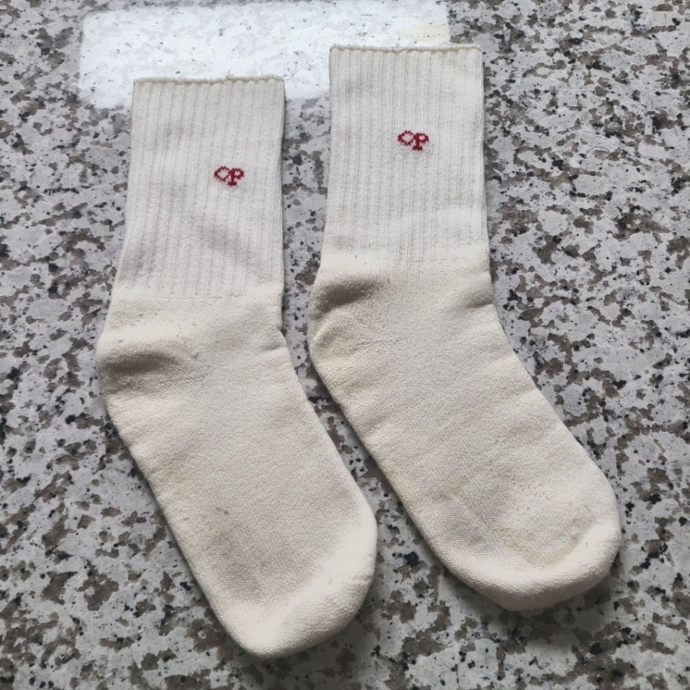 (5/$25) Vintage OP Ocean Pacific Socks - Preowned; 1 Pair - Surf, Beach, Surfing